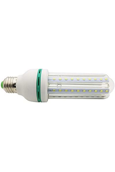 Generic LED E27 U-shaped spiral bulb, 12W (replaces 100W), cool white, 6000K, 1200lm,