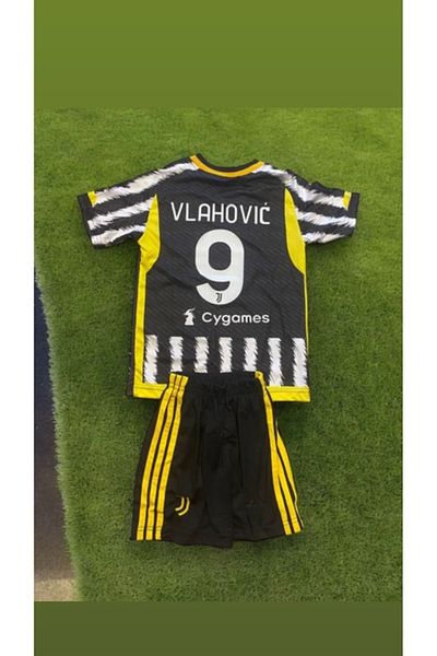 DAYIBALI DÜKKAN Dayibali Juv Dusan Vlahovic 2023 2024 Season Home Kids Jersey Set of 3