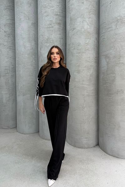Bliss Set de trening pentru femei, cu mâneci scurte, cu mâneci scurte, cu șnur, cu mâneci scurte
