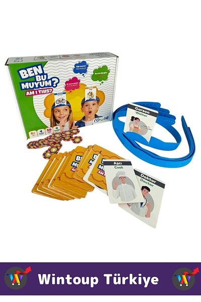 Wintoup Educational Visual Perception Memory Attention Knowledge Skill Development Children Adult Game Am I That ?