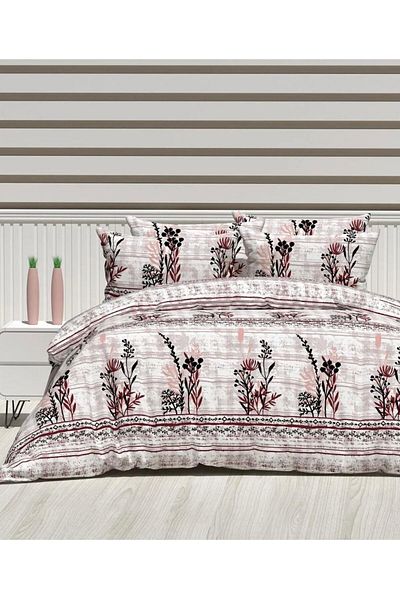Pamuku Double Tree Patterned Duvet Cover Set [with Sheets]