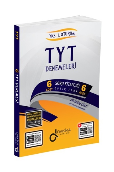Karekök Yayınları Dakika Serisi TYT 6'lı Genel Deneme Çek Kopar Güncel Müfredat