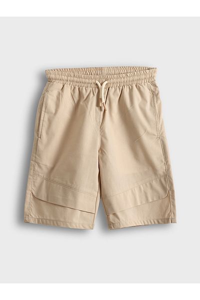 LC Waikiki Standard Pattern 100% Cotton Gabardine Fabric Boy's Shorts