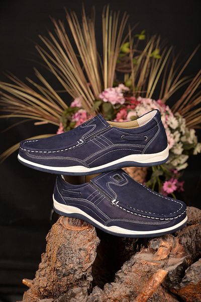 Pierre Cardin Men's Summer 100% Genuine Leather Anti-Sweat Comfort Orthopedic Sole Comfortable Ultra Light Casual Shoes