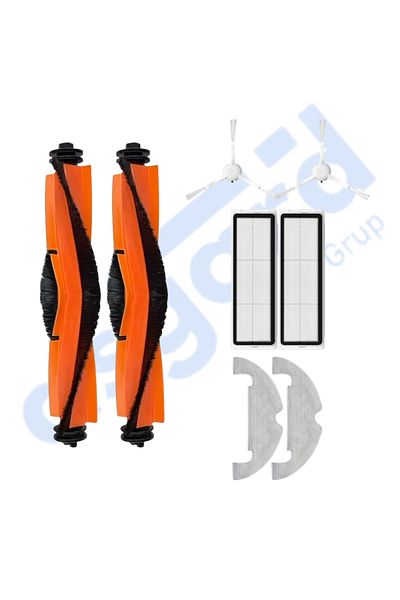 Asgard Grup Xiaomi Mop 2 Ultra – X10 Compatible 2 Main Brushes 2 Side Brushes 2 Filters 2 Mops