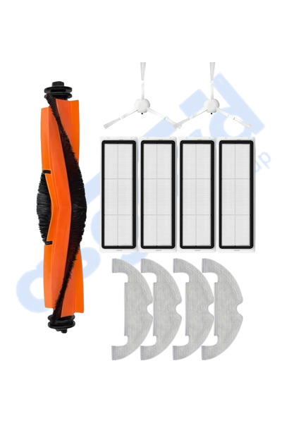 Asgard Grup XIAOMI MOP 2 ULTRA – Compatibil cu X10 1 perie principală 2 perii laterale 4 filtre 4 mopuri