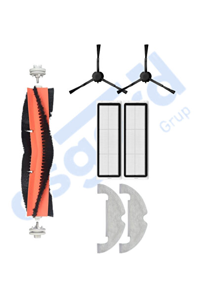 Asgard Grup XIAOMI MOP 2 ULTRA – Compatibil cu X10 1 perie principală 2 perii laterale 2 filtre 2 mopuri