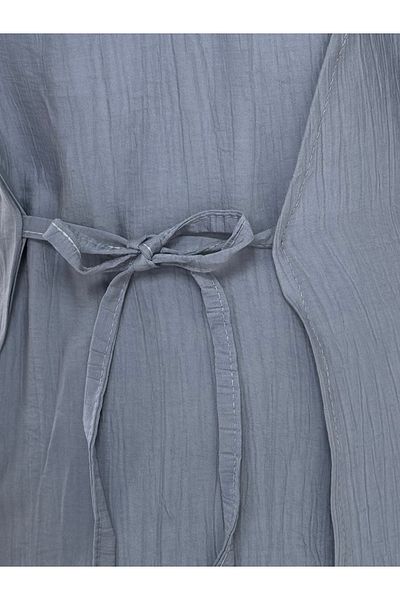 Mihra Σακάκι Κατασκευασμένο από Fabric Φράουλες Sanedra με Πλευρική Σχέση-MF207 Γκρι