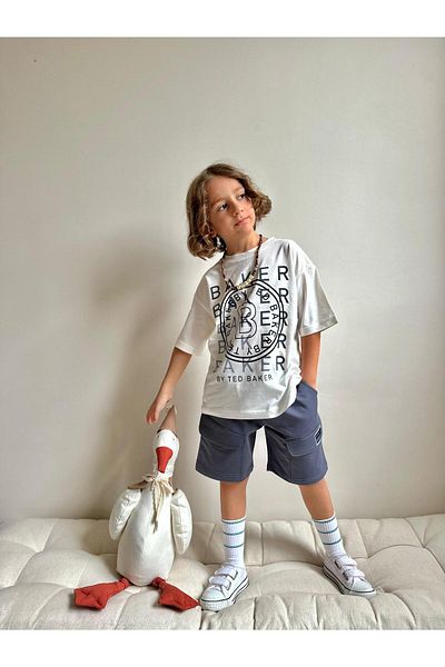 WİKİBOOM Ted Baker Written Waiter Boy Shorts Boy's Suit