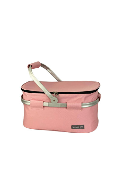 thermobag2020 Thermo Bag Piknik Çantası - Piknik Sepeti PEMBE