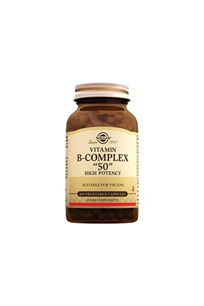 Solgar Vitamin B Complex 50 Mg 100 Kapsül