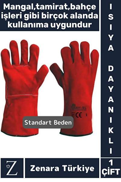 Zenara Dayanıklı Kaynak Yangın Mangal Tamir İş Su Geçirmez Yüksek Isıya Dayan...