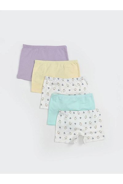 LC Waikiki Boxeri pentru fete imprimate LCW Kids 5 bucăți (S5)