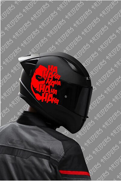 TRİDERS Joker Ha ha ha Sticker Kask Leptop Motosiklet Araba Sticker Kask Kapl...