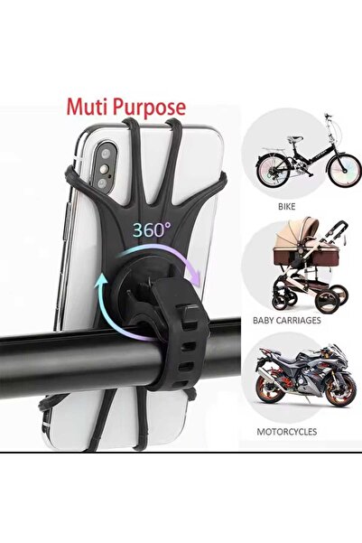 tur bike 360 Dönebilir Telefon Tutucu Bisiklet / Scooter / E-bike Uyumlu