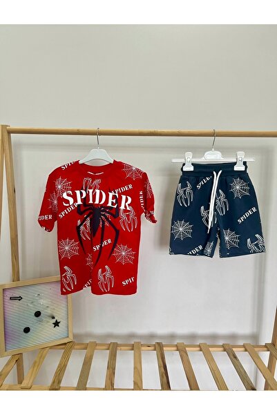 Cyber Spider Man Boy Bottom Top Set