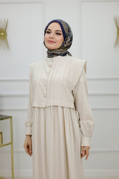 VALENS BOUTİQUE Γυναικείο Φόρεμα Hijab Γιλέκο