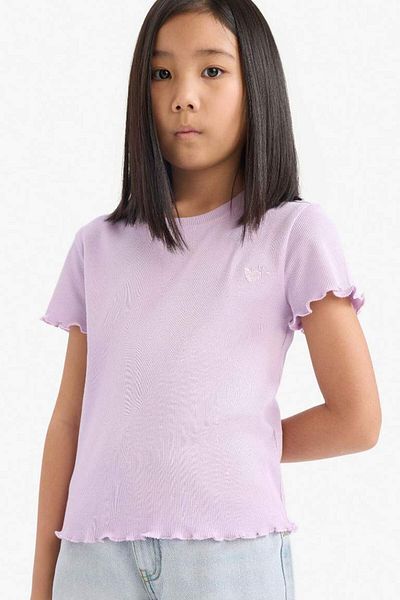 DeFacto Nou sezon pentru fete, slim fit, slim, cu decolteu, imprimat, camisole scurtă