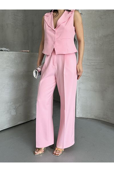 MYGİYİMİSTANBUL Vest Trousers Set