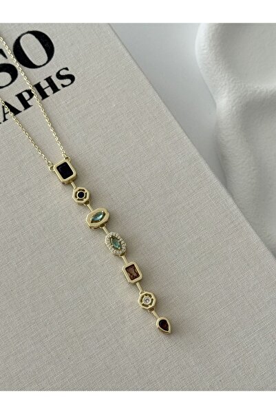 EVRİM AKDAMAR 7 قلادة عنصرية على شكل حرف Y