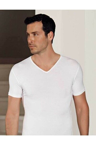 Lüx Wood Hmd 712 6-Piece Deep V-Neck Lickrally Half Sleeve Fanelle