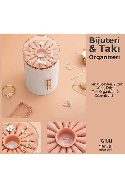 NovaBox Luxury Jewelry Organizer Box with Drawers Accessory Jewelry Organizer with Lid