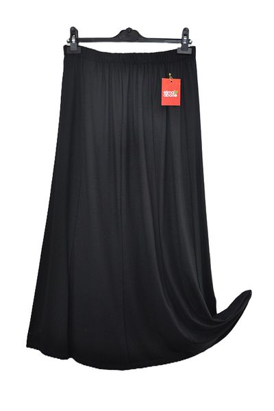 elma abone Plus Size Pigment Combed Cotton Elastic Mother's Skirt
