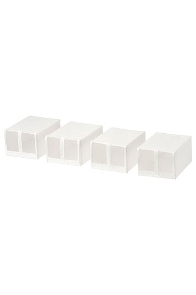 Magika Design Skubb Shoe Box, Shoe Organizer, White, 22X34X16 cm