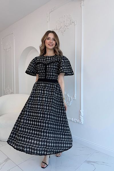 HELİS BUTİK Fiona Fisto Black Dress