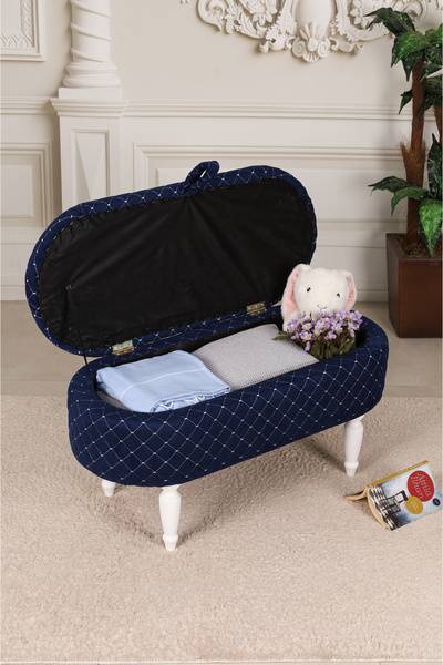 PUFMANYA LİLYUM LARGE 90 CM SANDIKLI ÇOK AMAÇLI PUF BENCH KOLTUK