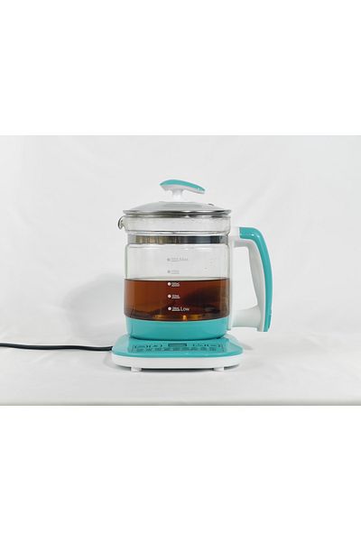 HTH Electric Kettle, Electric Tea Kettle Glass Boiler Hot Water Tea Heater with Temperature Control