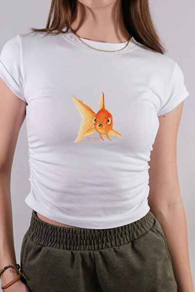Kadın crop T-Shirt c7