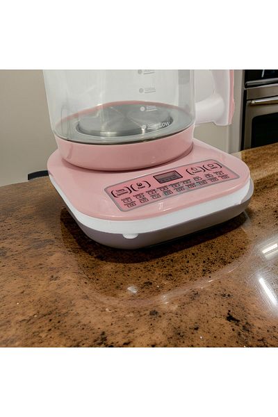 HTH Electric Kettle, Electric Tea Kettle Glass Boiler Hot Water Tea Heater with Temperature Control