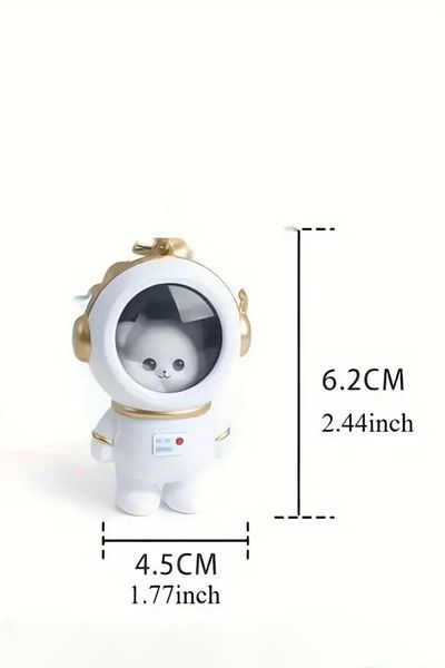 İLKYAZ Cute Astronaut Lighted Keychain, Bag Accessory