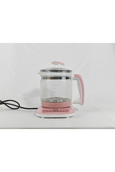 HTH Electric Kettle, Electric Tea Kettle Glass Boiler Hot Water Tea Heater with Temperature Control