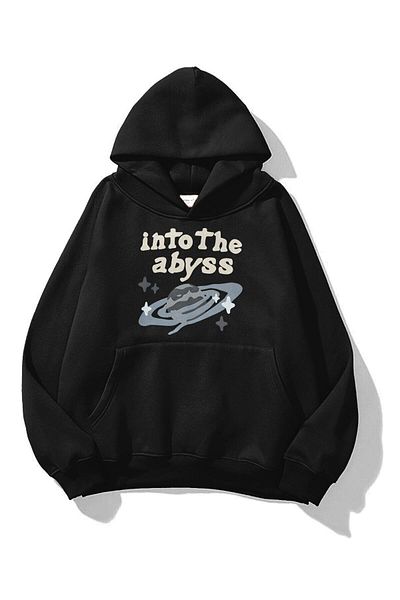 Boi Φούτερ Unisex Into the Abyss Μαύρο