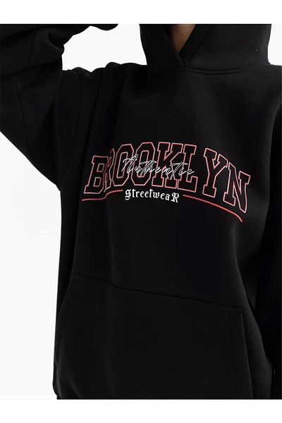Boi Унисекс суитшърт Brooklyn Siyah