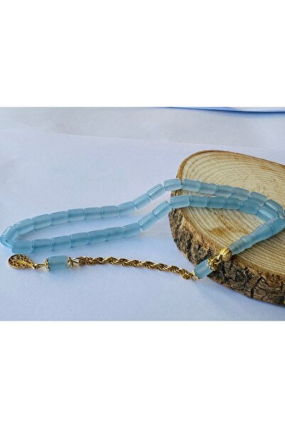 Katalin سبحة زجاجية على شكل طائرة باللون الفضي