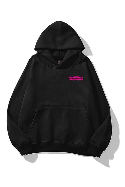Boi Unisex Graduation Kanye PS2 Φούτερ Μαύρο