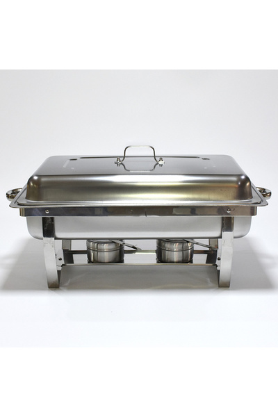 HTH طقم بوفيه من الفولاذ المقاوم للصدأ مزود بتسخين كهربائي تجاري