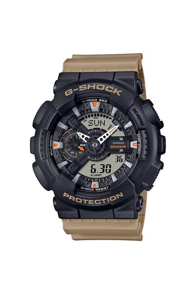 Casio Men's Watch, Casio G-Shock, Classic GA-2 GA-110TU-1A5ER