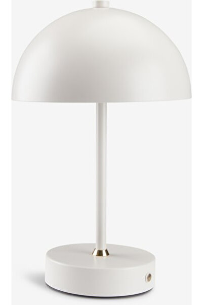 KENT Pilli masa lambası Ø16xY25cm açık gri dokunmatik ve zamanlayıcılı