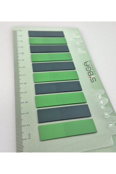 sibga tasarım Transparent Dark Green - Green Bookmark Bookmark Sticker Note Paper