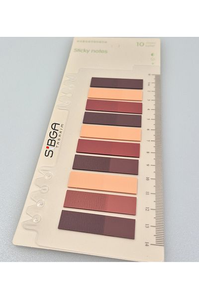 sibga tasarım Transparent Color Bookmark Bookmark Sticker Note Paper 200 Sheets