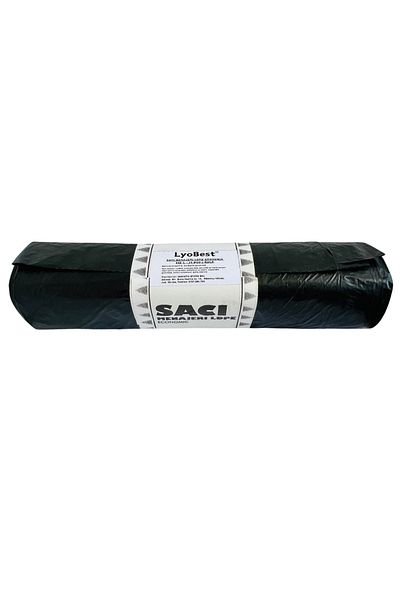 LYOBEST LDPE garbage bags, resistant, Economical, Black, Capacity 240 L, 10 pcs / roll