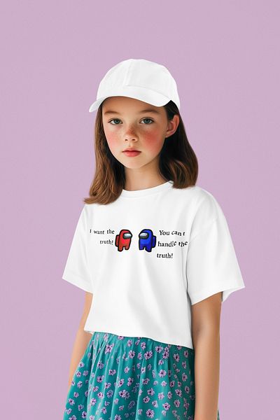 SEVBANO Tricou pentru copii unisex cu jocuri imprimate Among Us (vârsta 1-12)