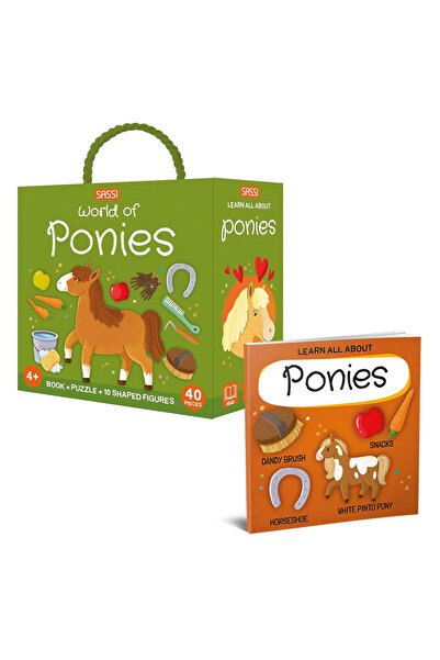 Sassi Junior Lumea Poneiilor - Carte și Puzzle
