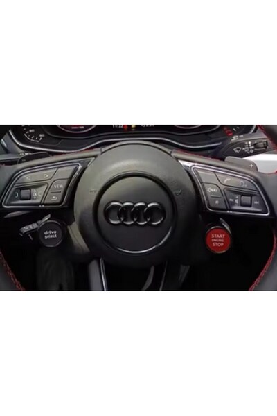 DK Tuning Direksiyon Siyah Logo Arma Audi İle Uyumlu
