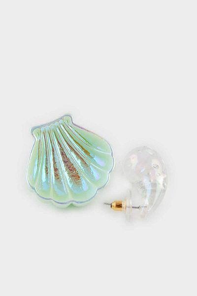 DeFacto Women's 2-Piece Sea Themed Earrings F4038Axns