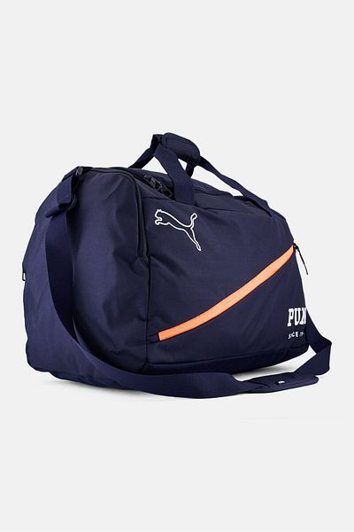 Puma Men Brand Logo Duffle Bag, Navy